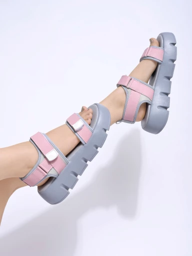 Lightweight Comfortable Daily Wear & Trendy Pink Sandals for Women & Girls