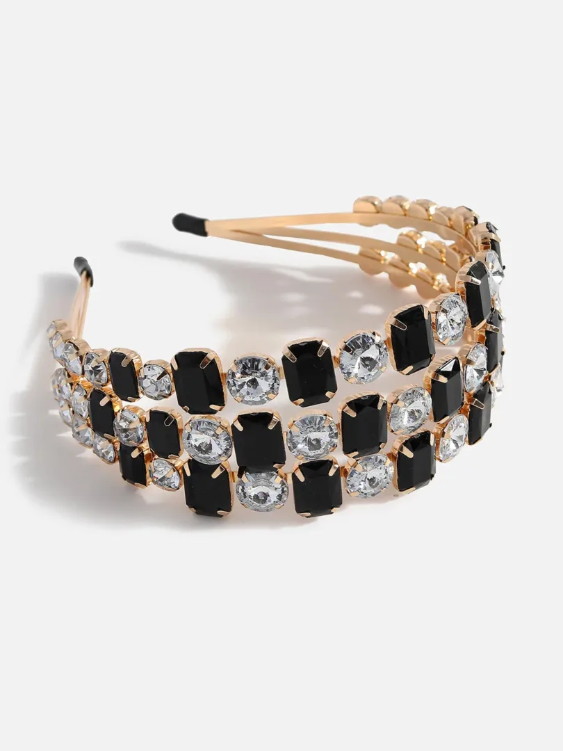 Gold Plated Designer Stone Hair Band