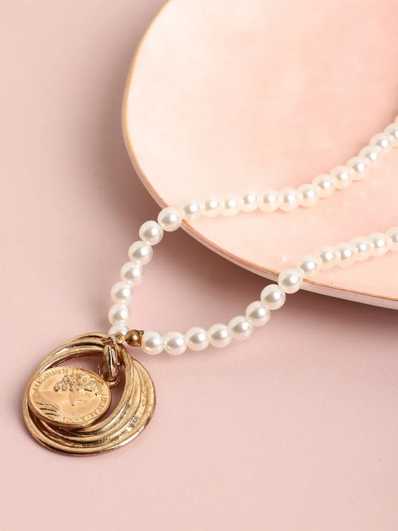 Gold Plated pearls Necklace