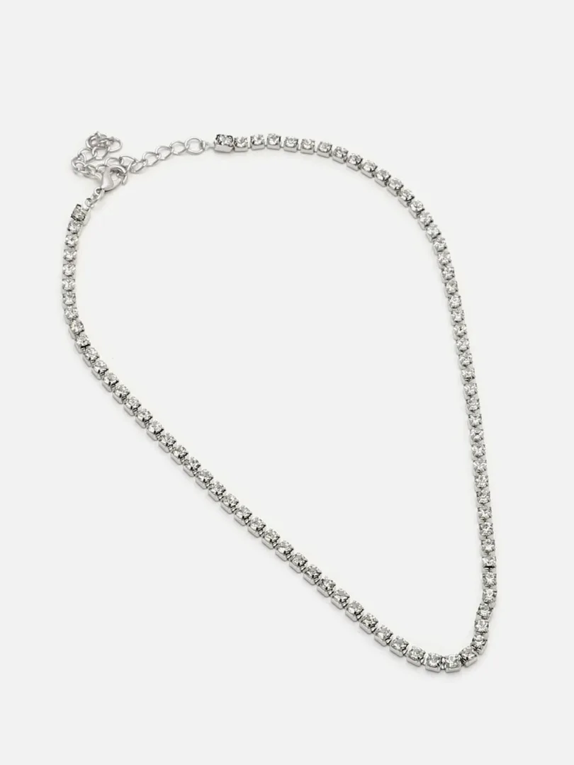 Silver Plated Designer Casual Necklace For Women
