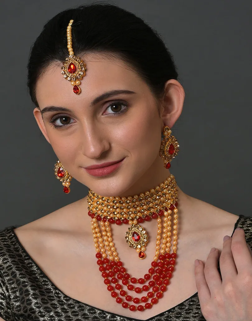 Kundan Gold Plated Necklace Set