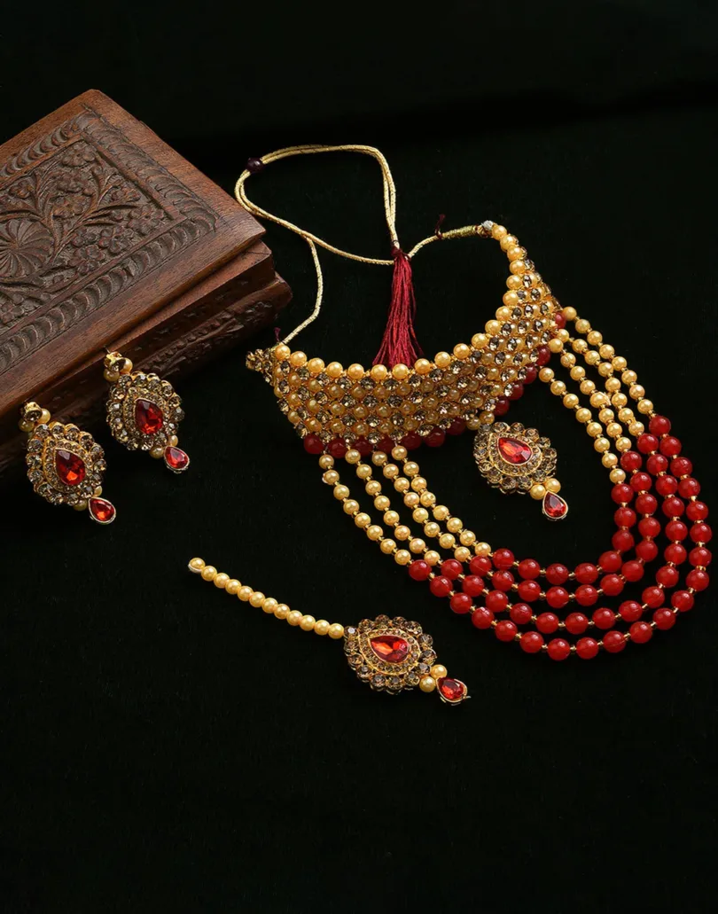 Kundan Gold Plated Necklace Set