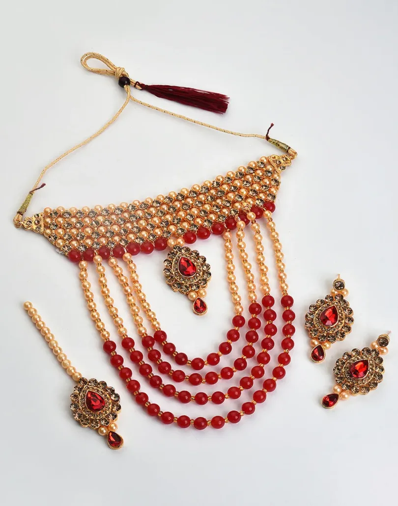 Kundan Gold Plated Necklace Set