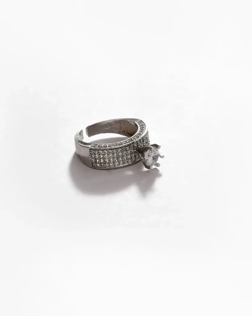 Silver Plated Trendy Ring