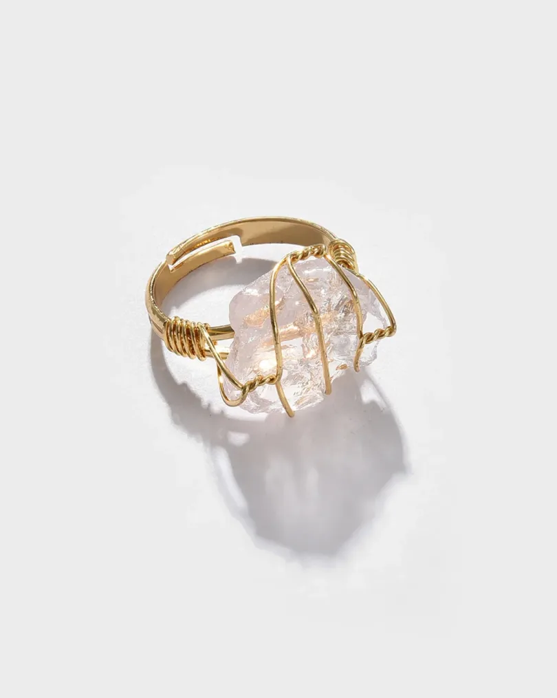 Gold Plated Designer Stone Ring