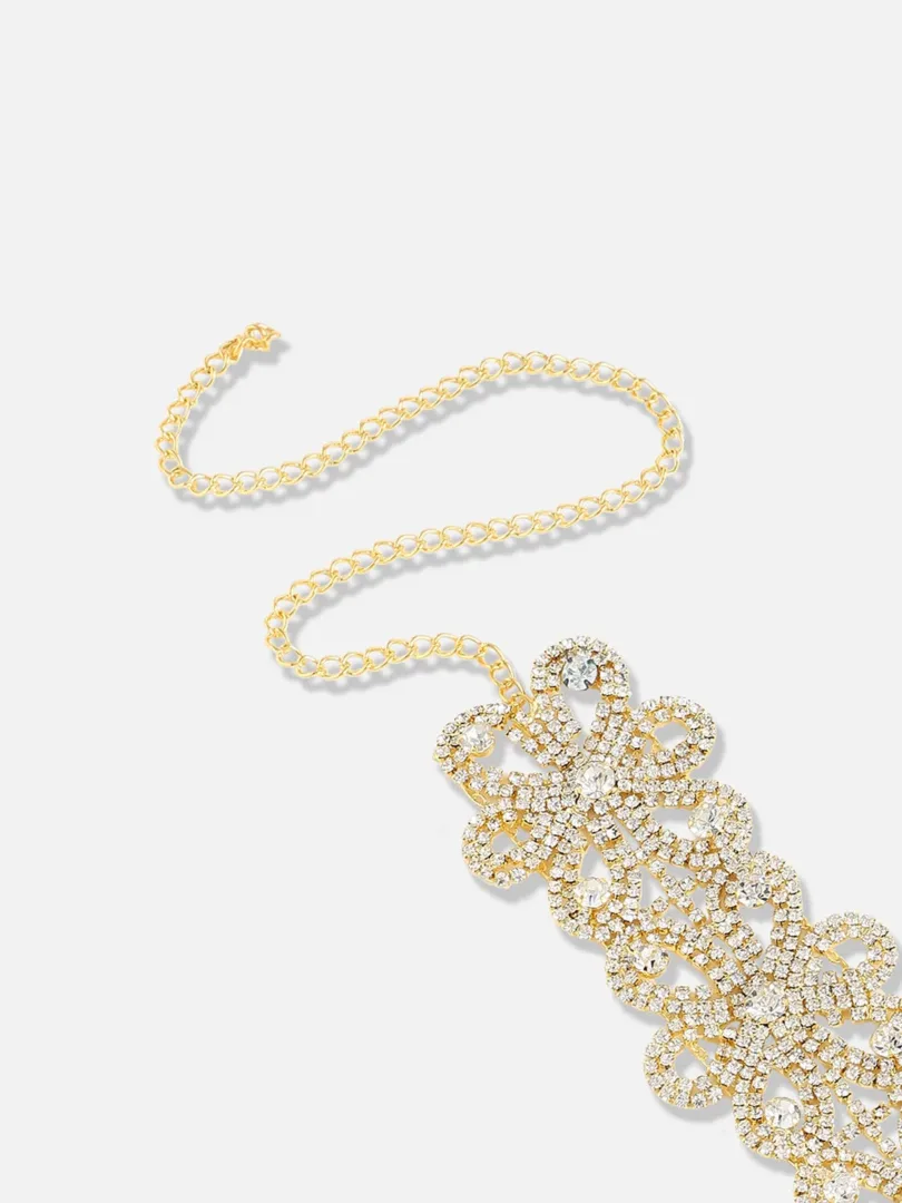 Gold Plated Designer Party Necklace For Women