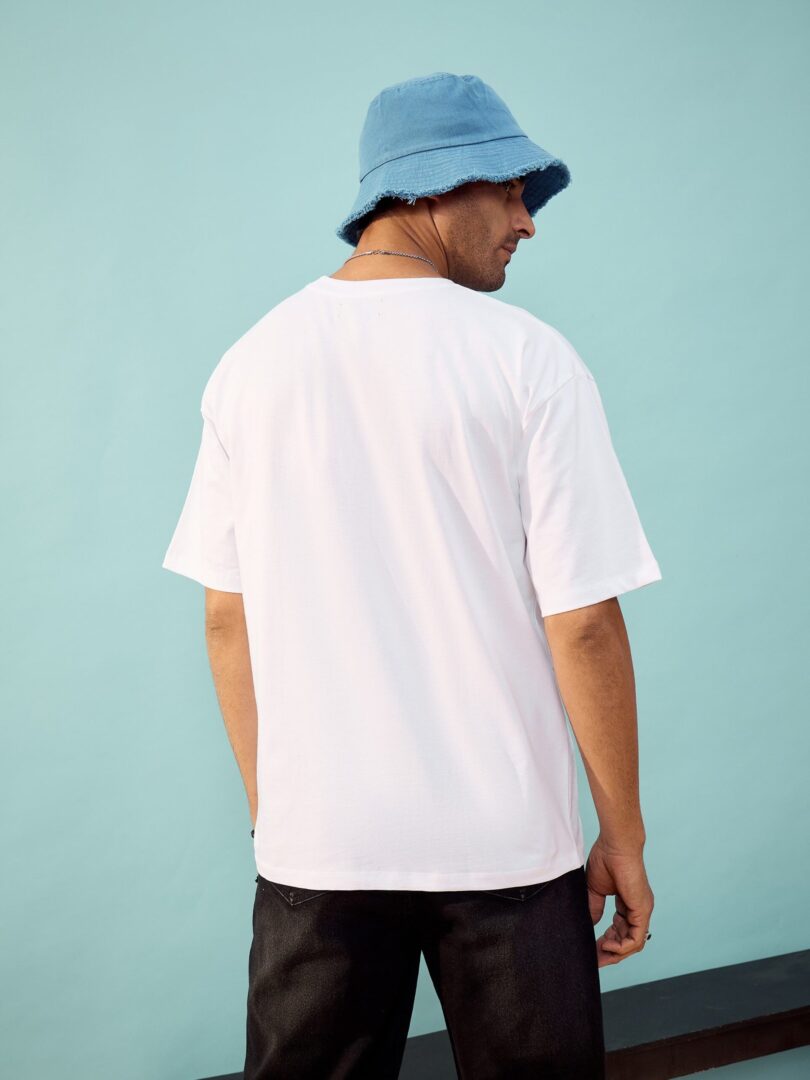 Unisex White HOOLIGAN Oversize T-Shirt