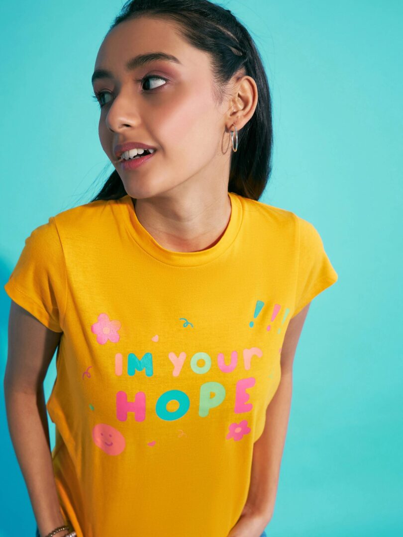 Girls Mustard I Am Your Hope T-Shirt