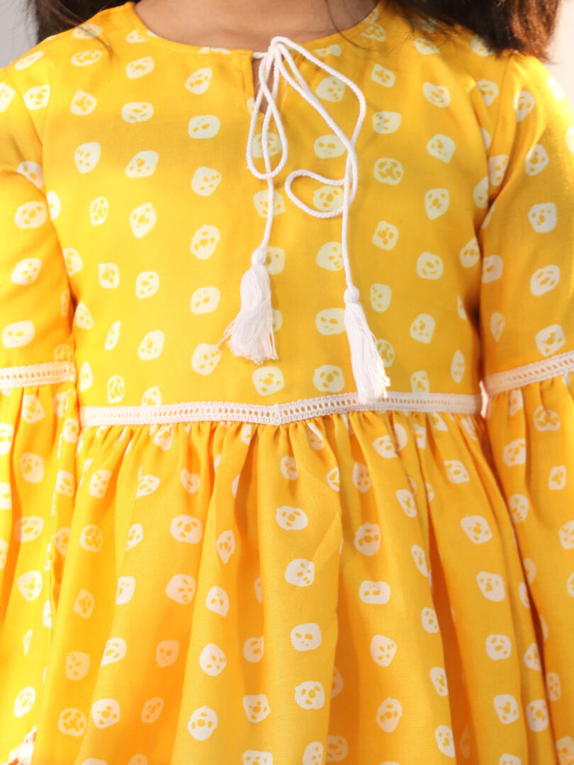 Girls' Yellow Dress