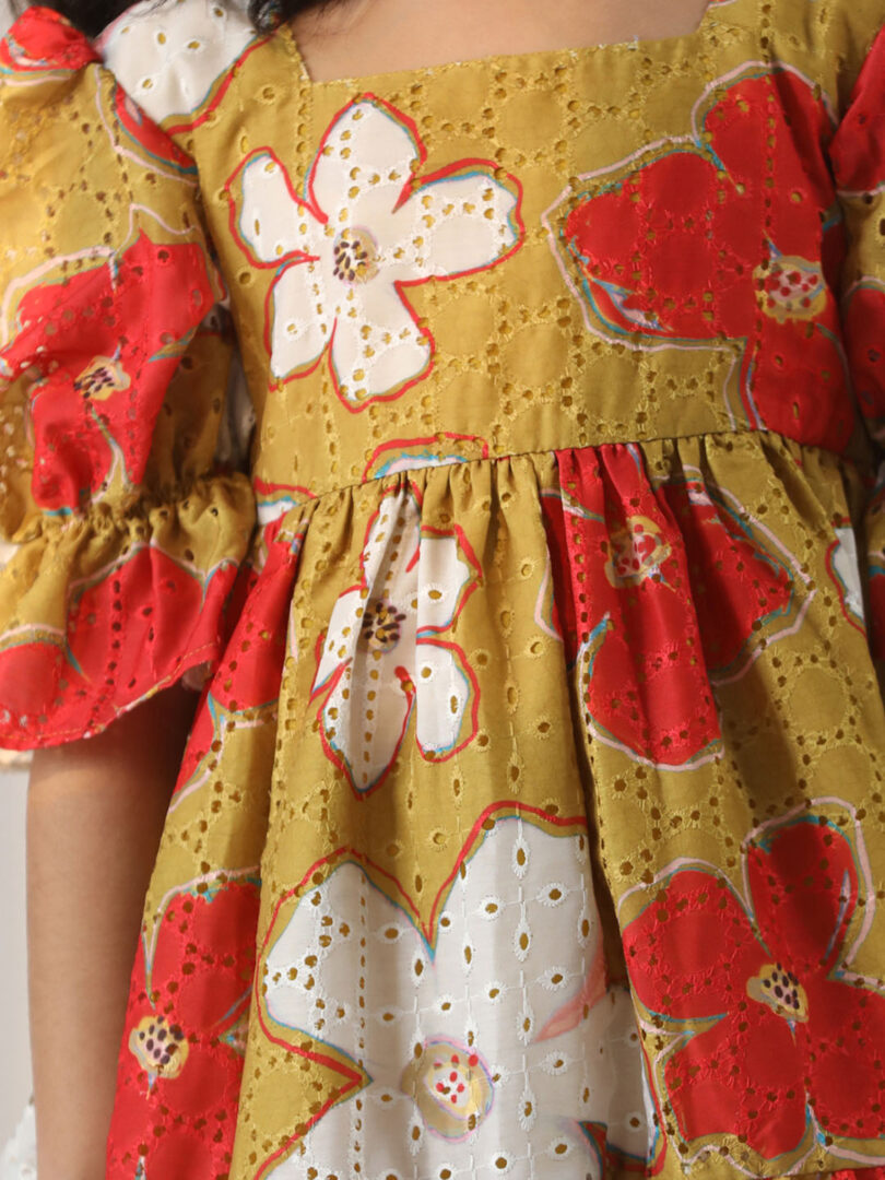 Girls' Mustard Dress