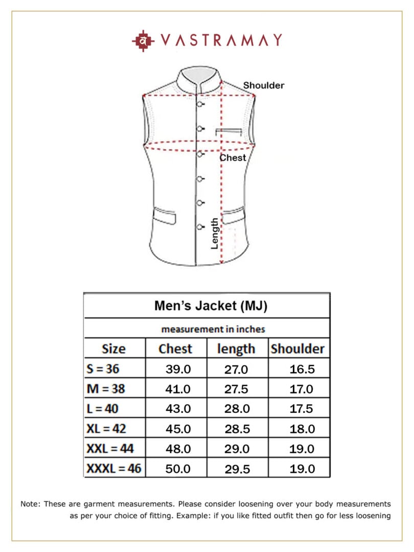 Men's Aqua - Nehru Jacket