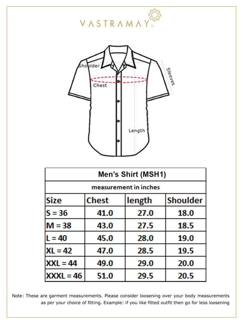 MEN'S MULTI-COLOR BASE CREAM MARBLE PRINT COTTON SHIRT