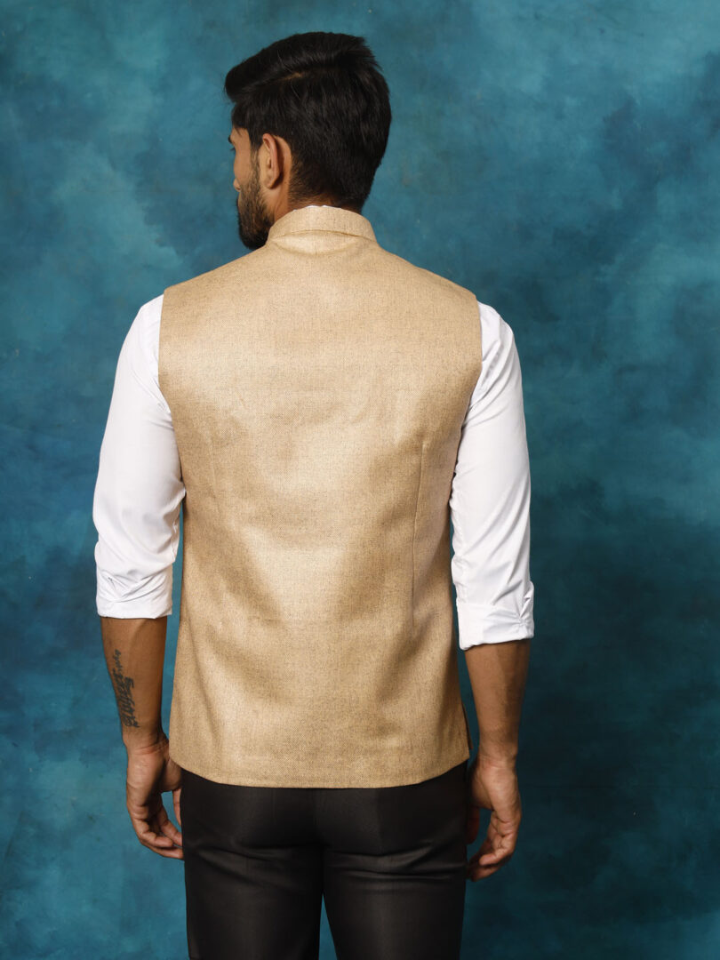 Men's Beige - Nehru Jacket