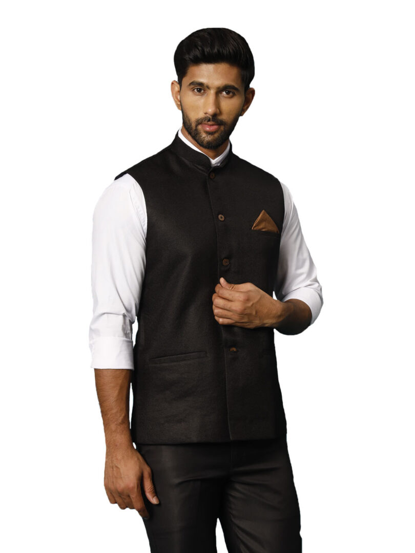 Men's Black - Nehru Jacket