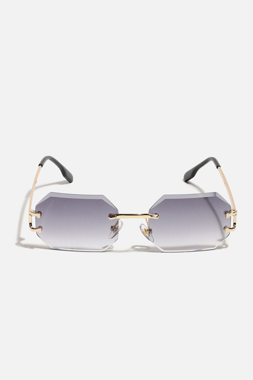 Rimless Rectangle Sunglass