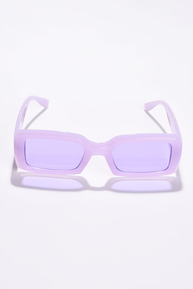 Women Purple Lens Purple Sports Sunglasses