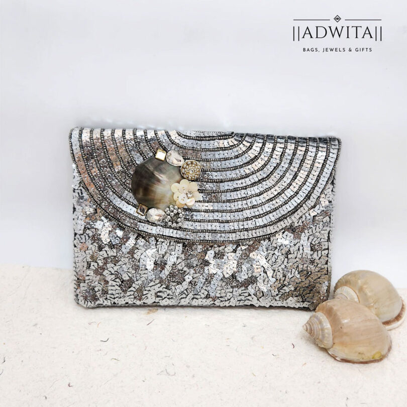 The Alara Bag In Gold And Silver