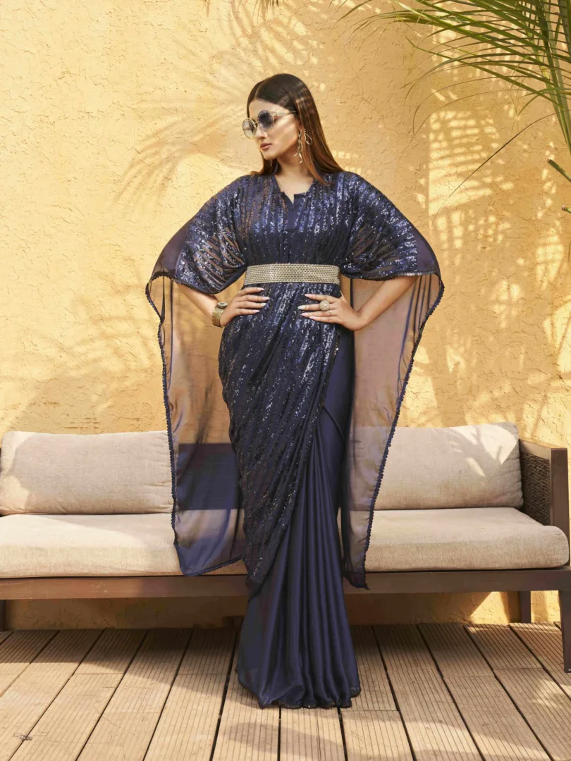 Embellished Kaftan Saree