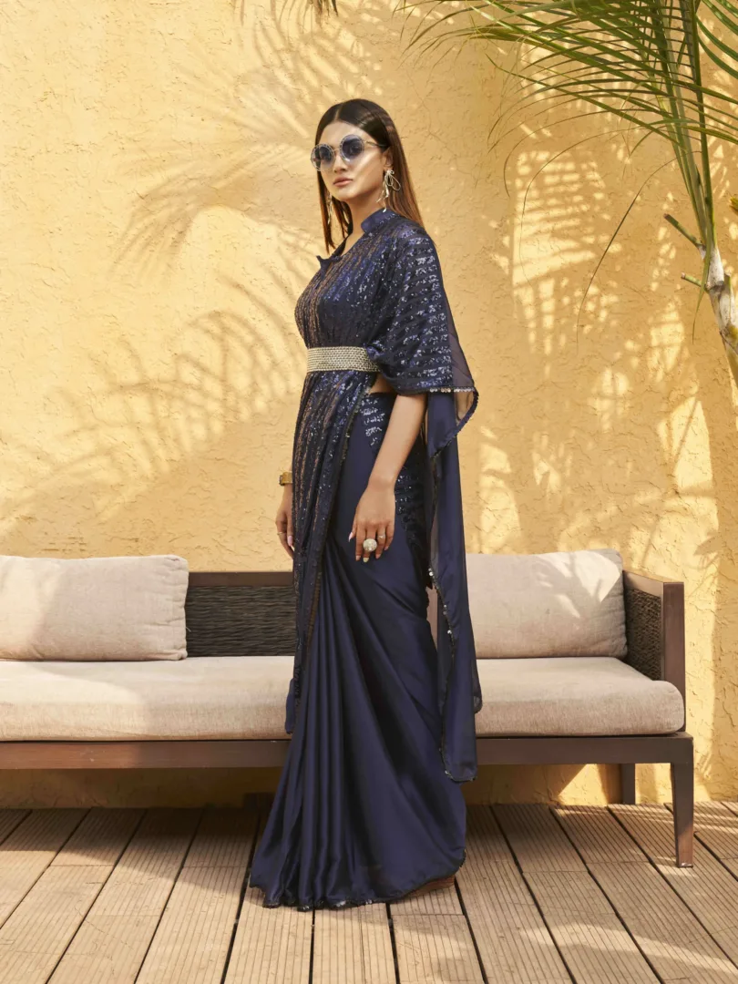 Embellished Kaftan Saree